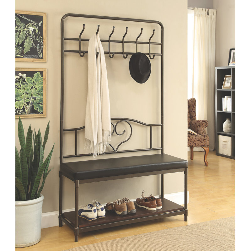 Williston Leung Hall Tree with Shoe Storage Wayfair